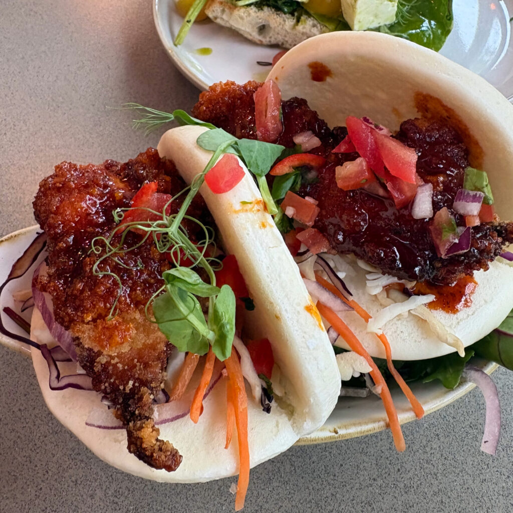 Korean Chicken Bao Buns at Weetons