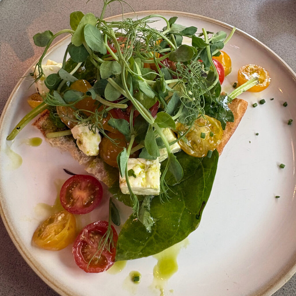 Tomato and Feta Bruschetta at Weetons