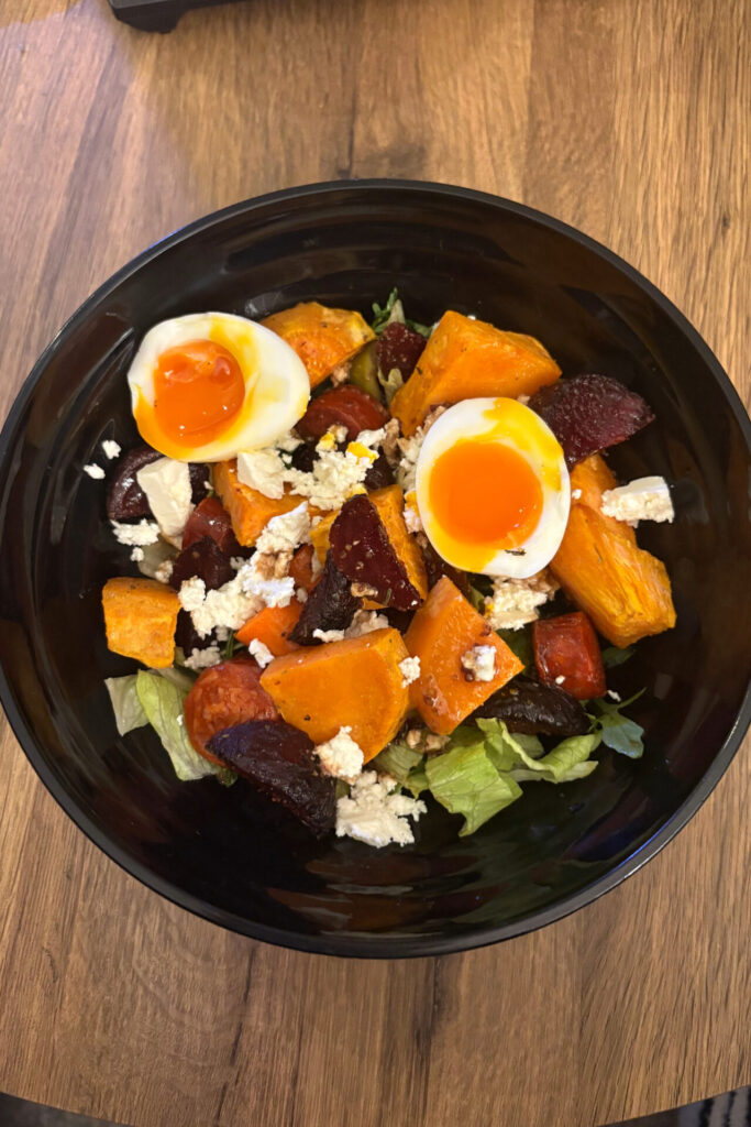 chorizo sweet potato salad