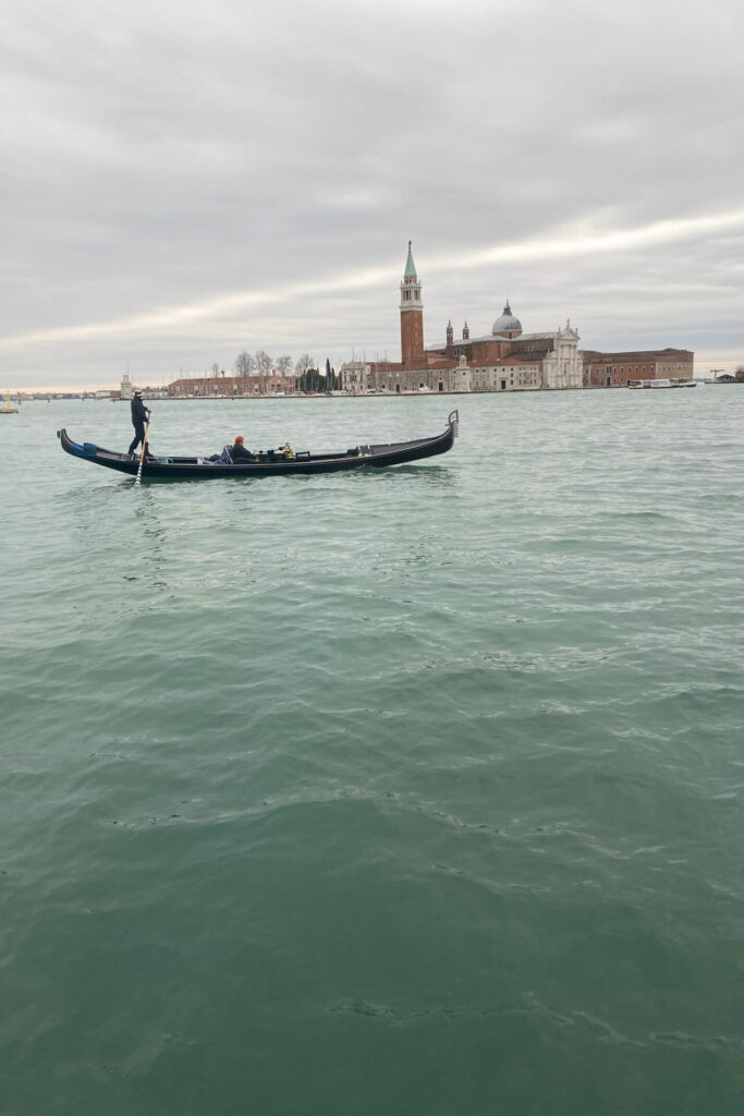 Gondola on the Venetian Lagoon