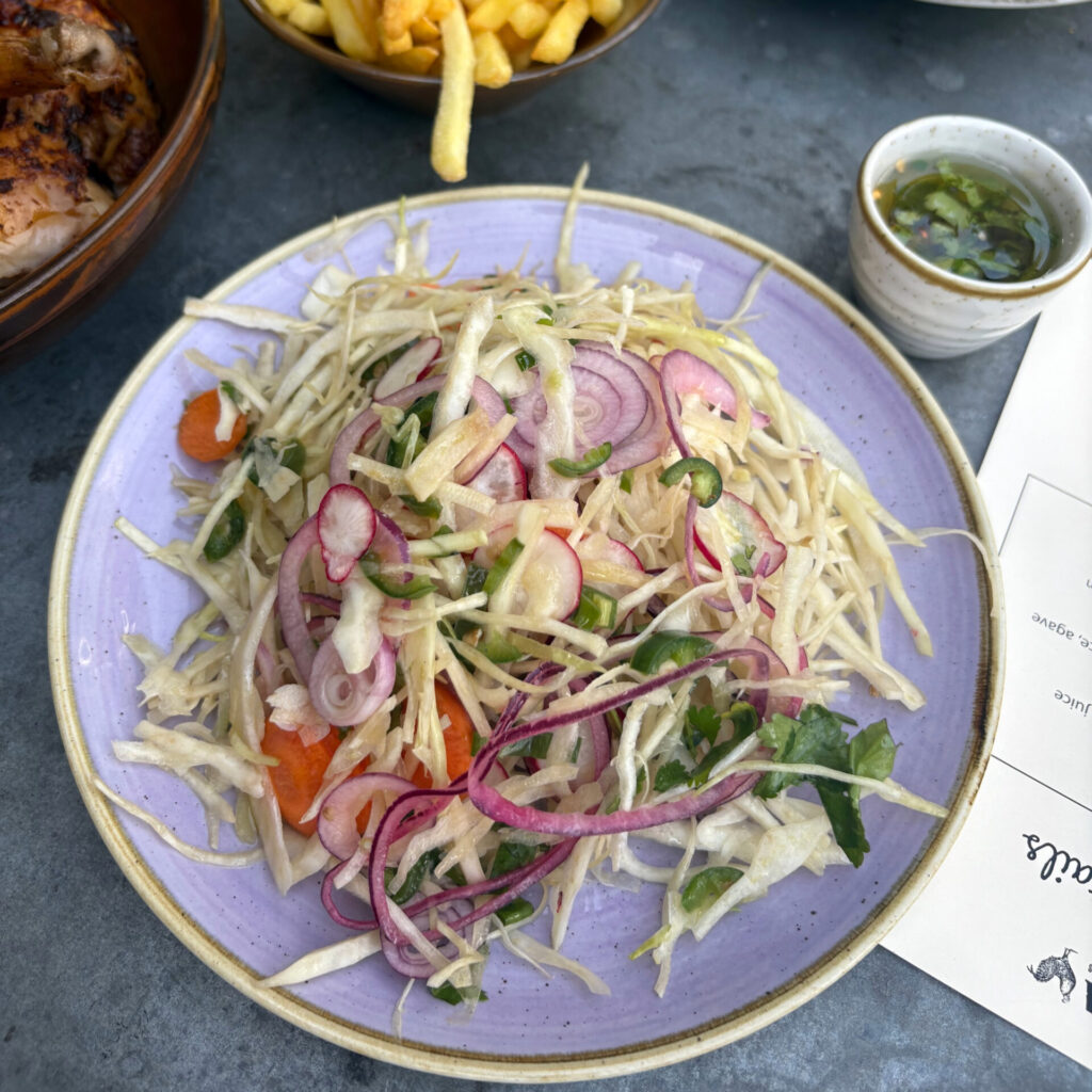 Green Chilli Salad at La Feria