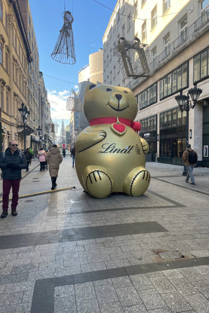 lindt bear budapest