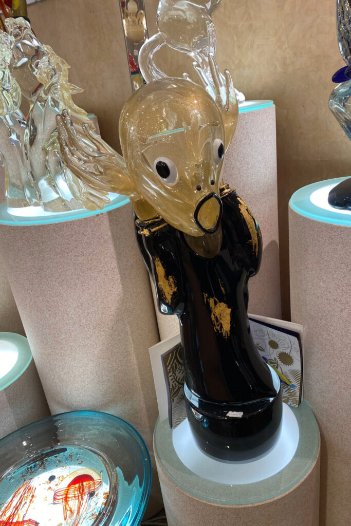 The Scream Made From Murano Glass