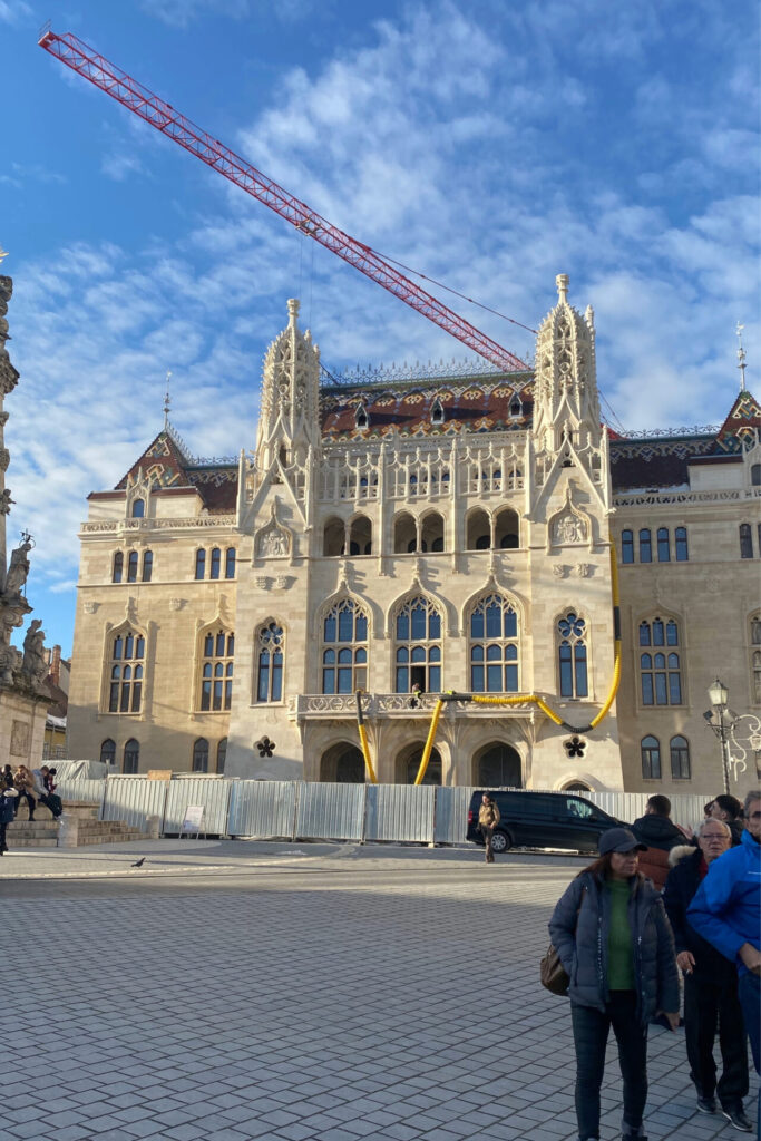 The Former Royal Hungarian Ministry of Finance on Szentháromság Square