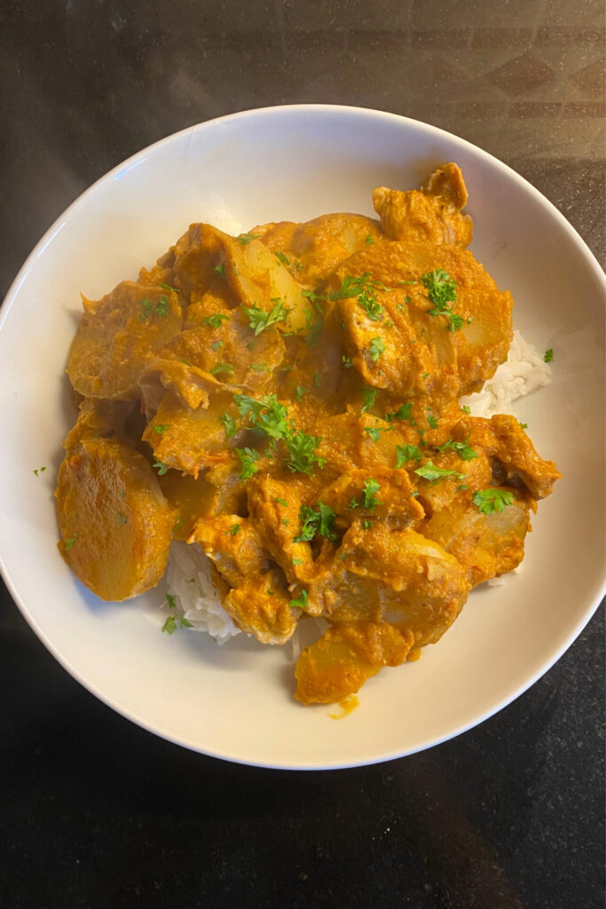 spanish chicken and potatoes