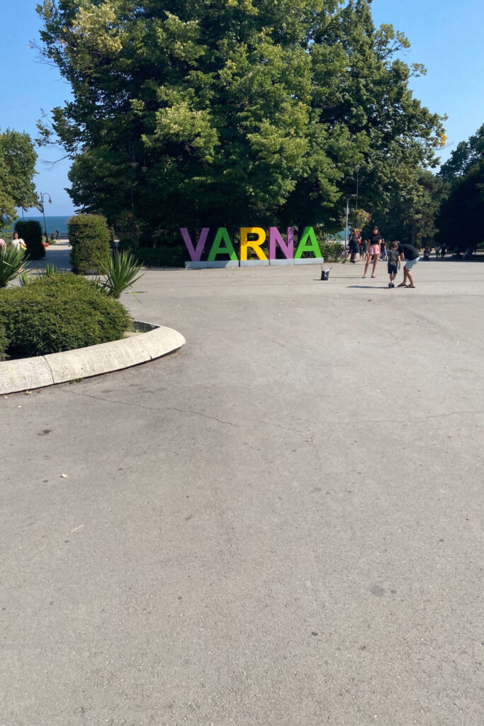 varna bulgaria sign
