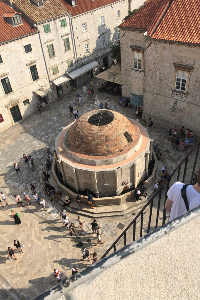 big onofrio fountain in dubrovnik