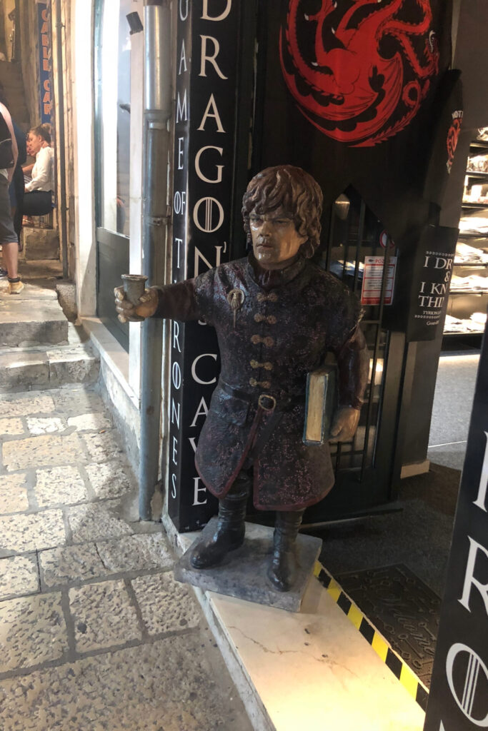 game of thrones gift shop in dubrovnik