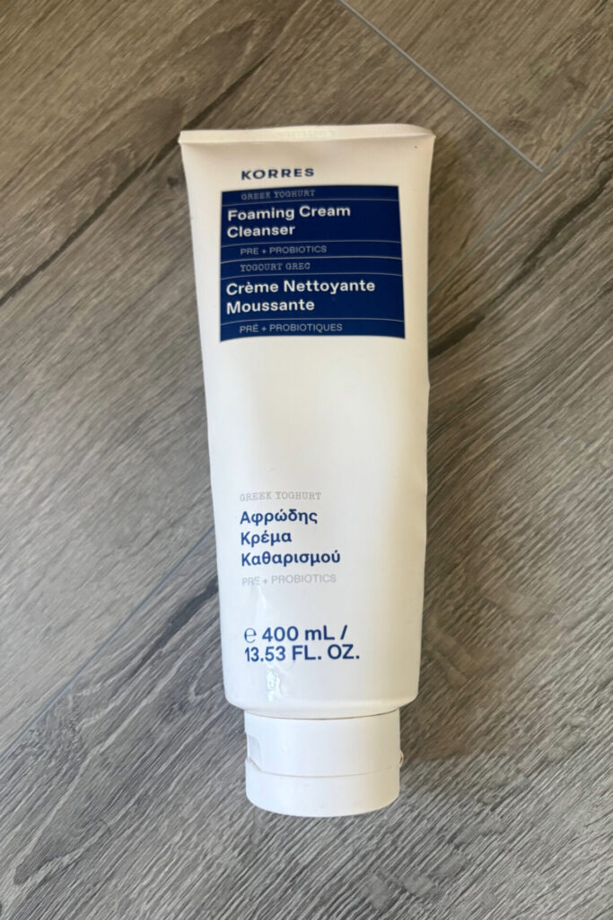 korres foaming cleanser