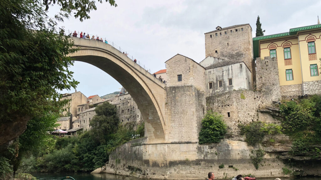 mostar bridge in bosnia and herzegovina