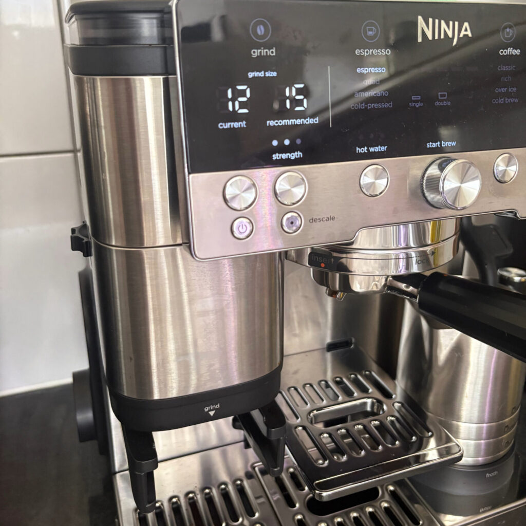 Ninja Luxe Café Premier Control Interface