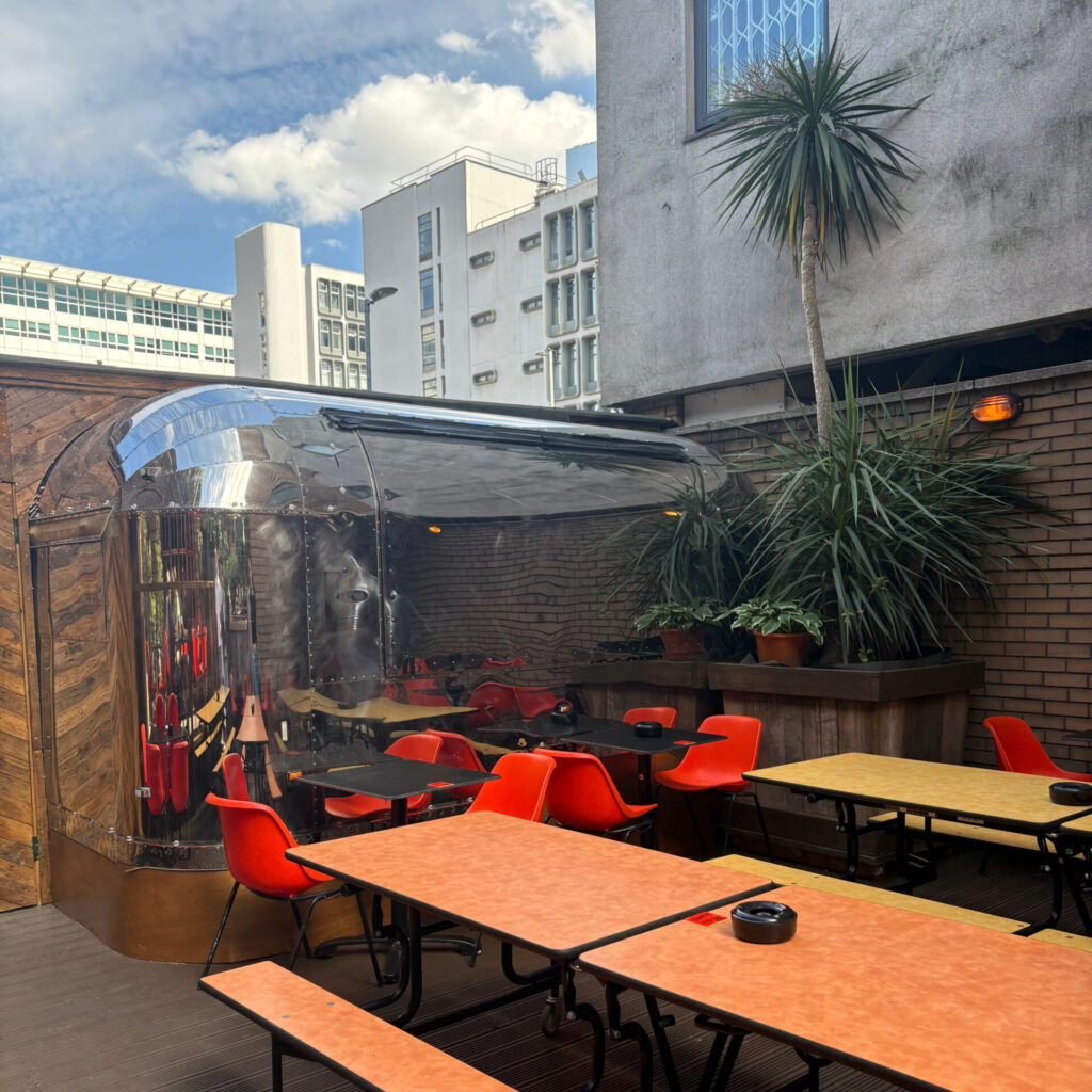 The Outside Terrace at Tangerine