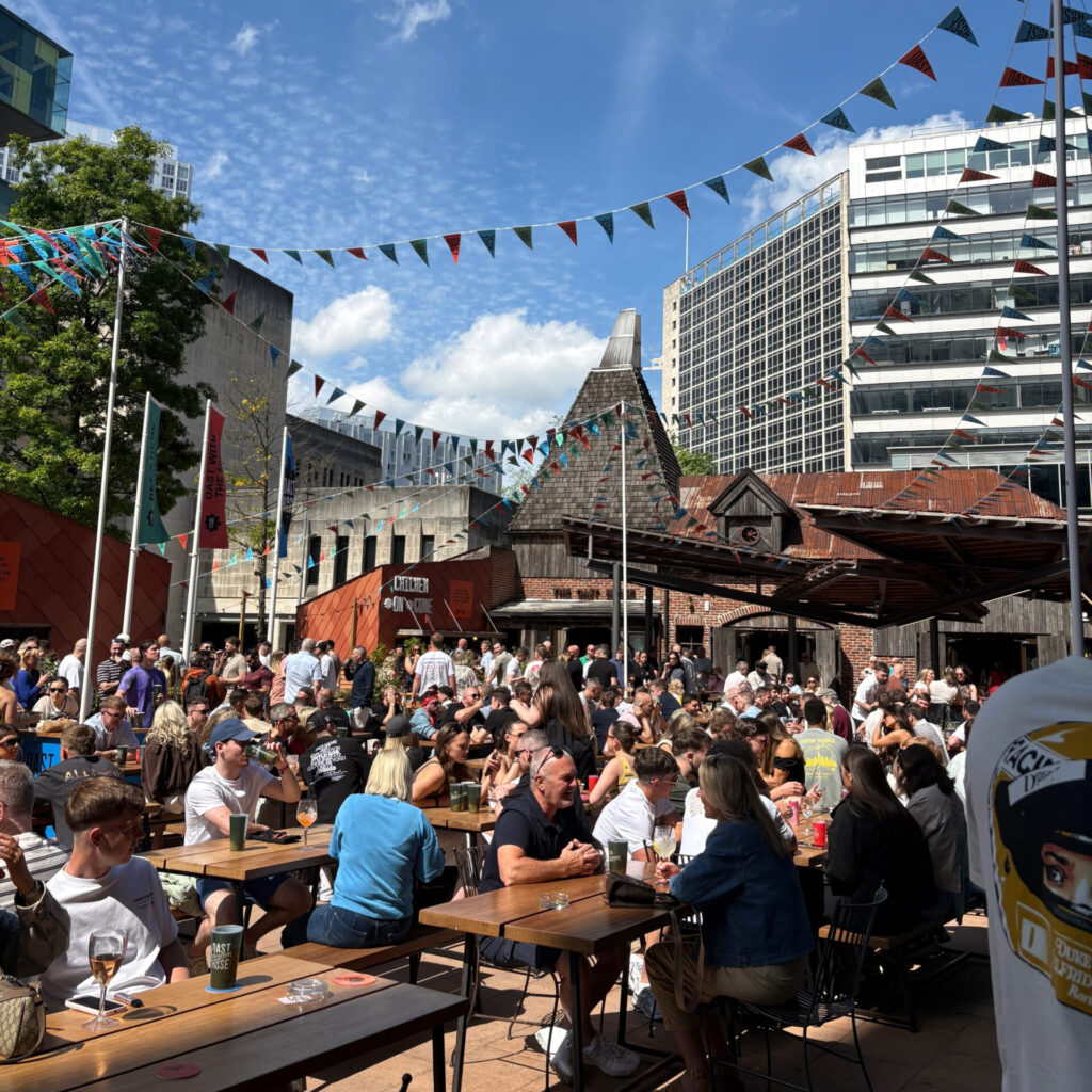 The Outside Area of The Oast House