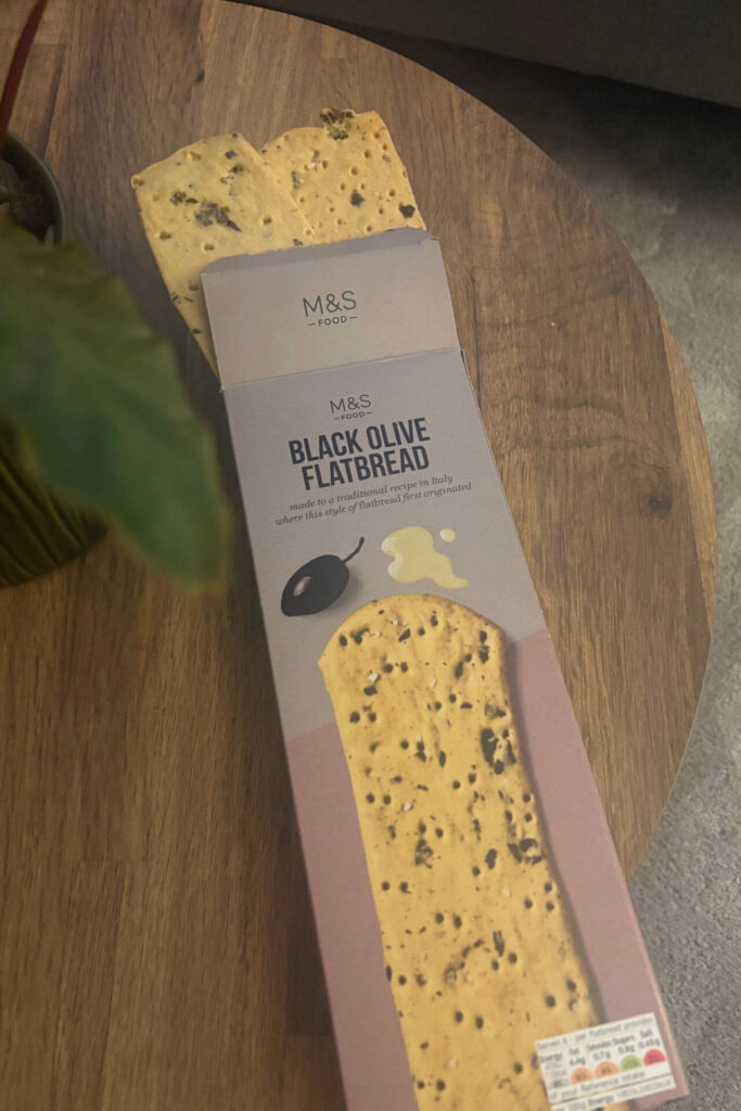 M&S Black Olive Flatbread