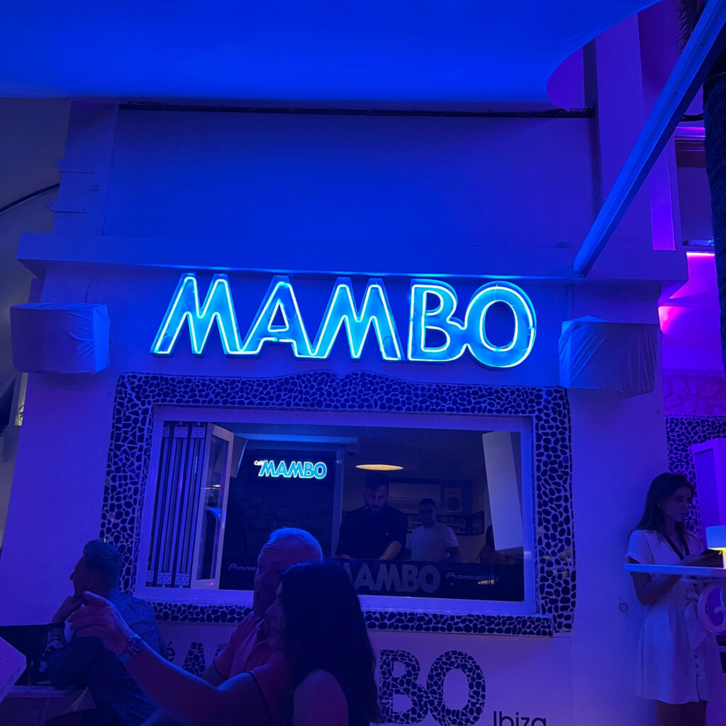 cafe mambo sign