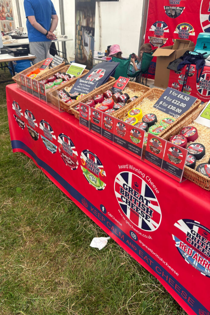 Great British Cheese Company Stall Harrogate Food & Drink Festival