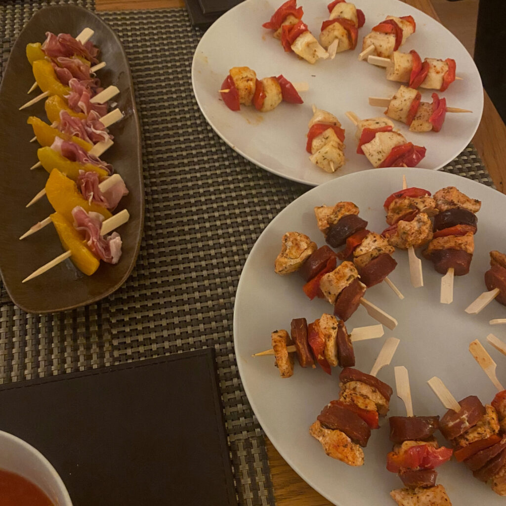 tapas skewers
