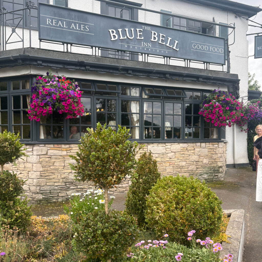 Outside The Blue Bell Inn
