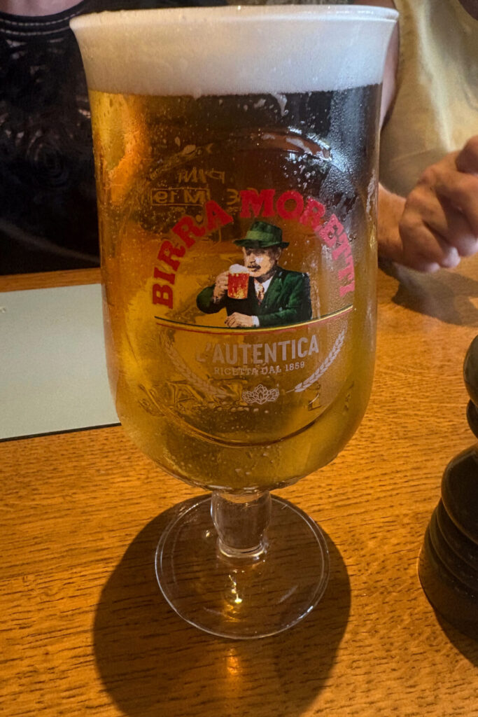 Pint Birra Moretti