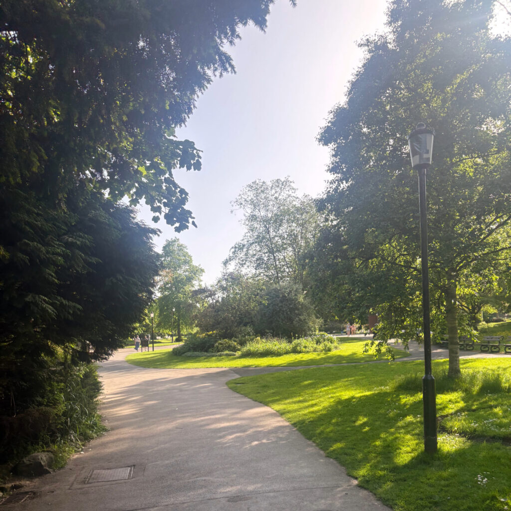 Main Path to the Sun Pavilion