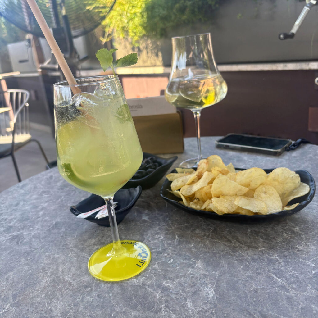 Limoncello Spritz and White Wine Ambrosia