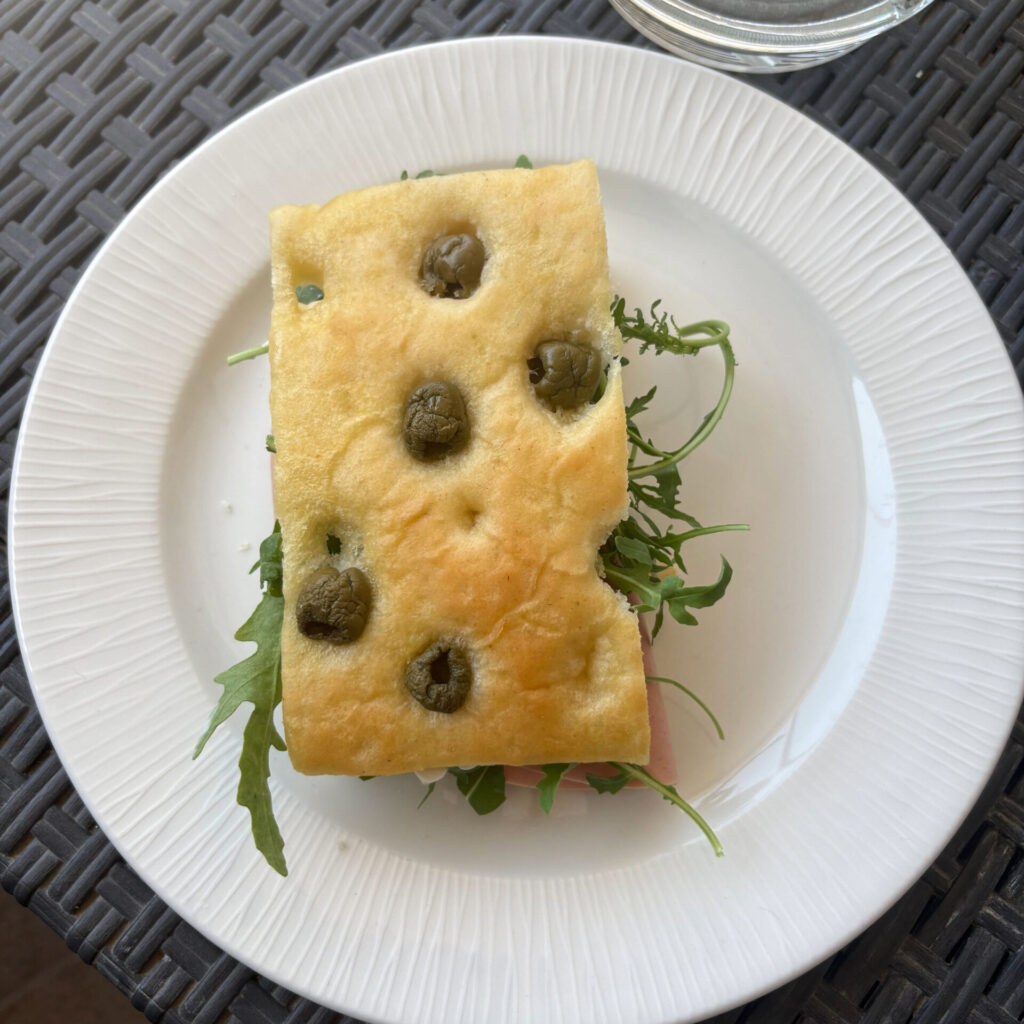 Green Olive Focaccia Pam