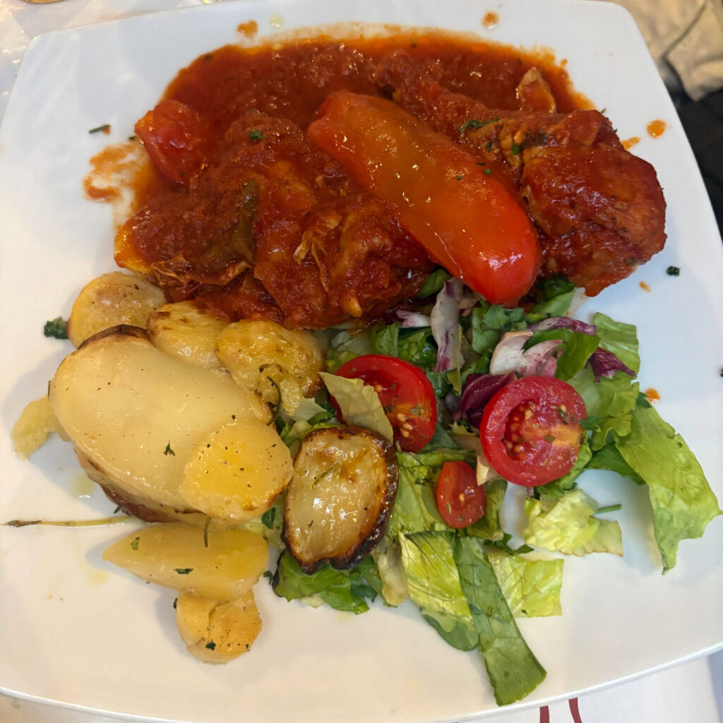 Pollo alla Romana at Tonorello Rome